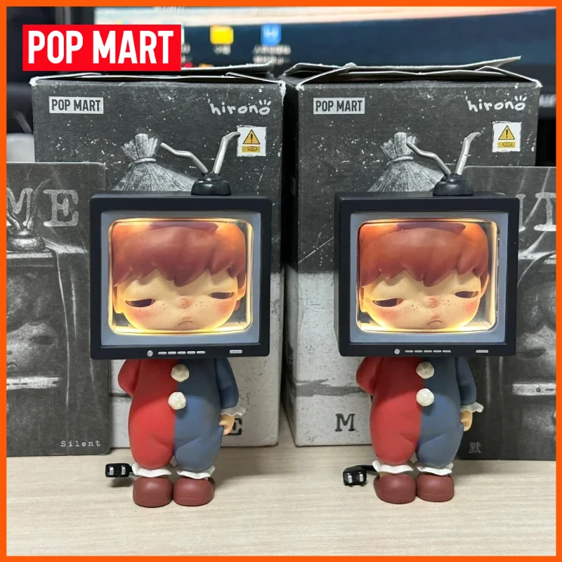 Véritable POP MART HIRONO Mime série boîte aveugle HIRONO Figurines jouets figurine boîte mystère modèle à collectionner décor poupées