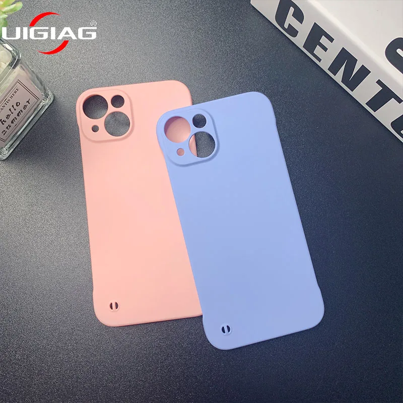 Luxury Half-wrapped Candy Color Hard PC Case For iPhone 15 14 Plus 13 12 Mini 11 Pro Max Ultra Thin Matte Borderless Back Cover