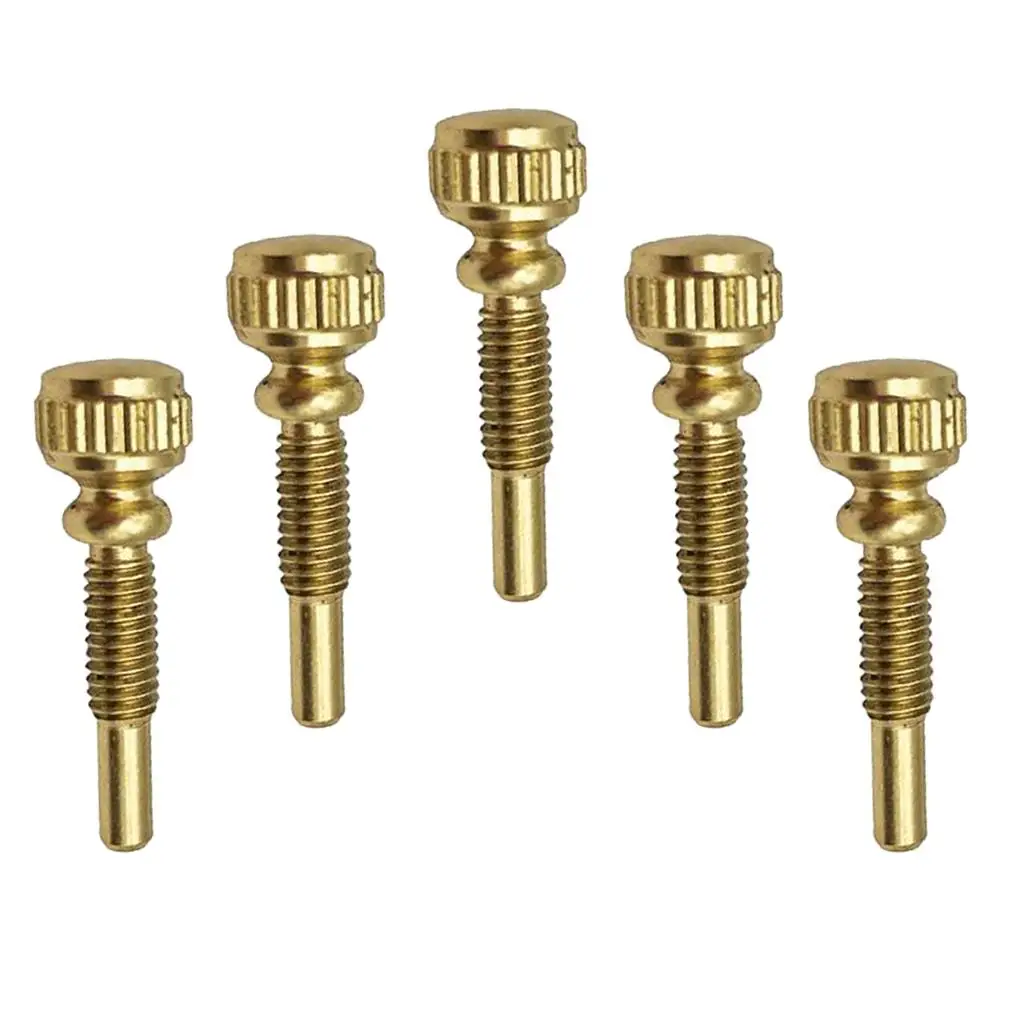 Trumpet Positioning Screws Golden Copper Musical Parts Maintenance Tool for B Flat Trumpet Repairs