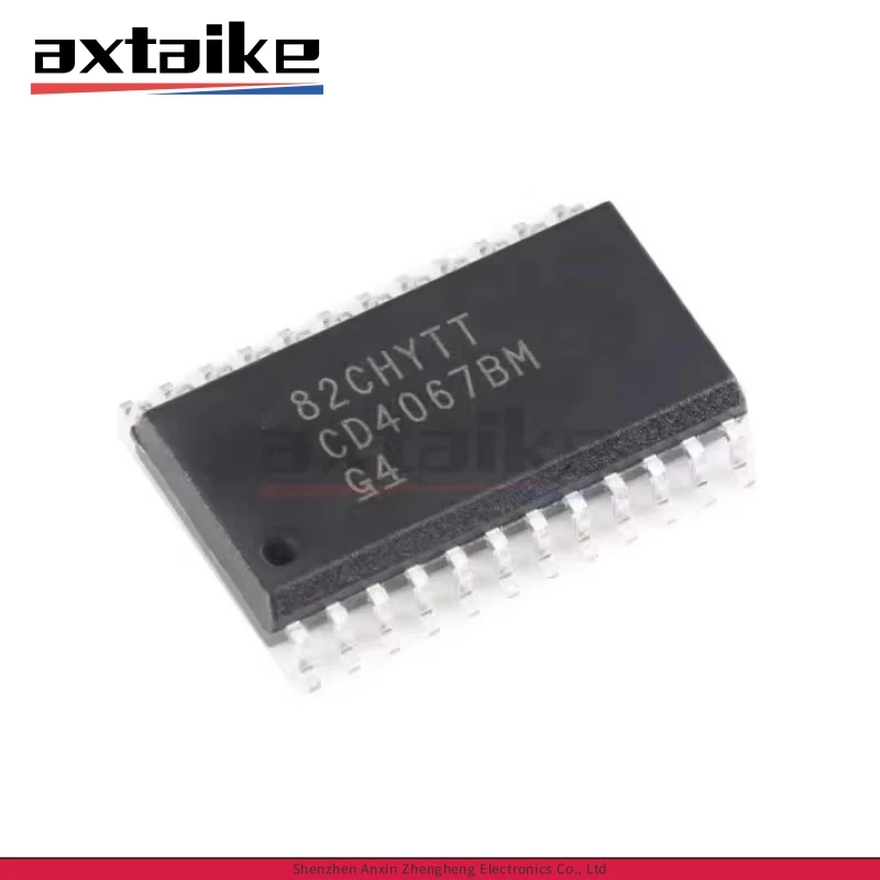 10PCS CD4067BM96 CD4067BM CD4067 SOP-24 Multiplexer Switch ICs CMOS Sgl 16-Ch Ana Multipl Demltplxr IC SMD Chip