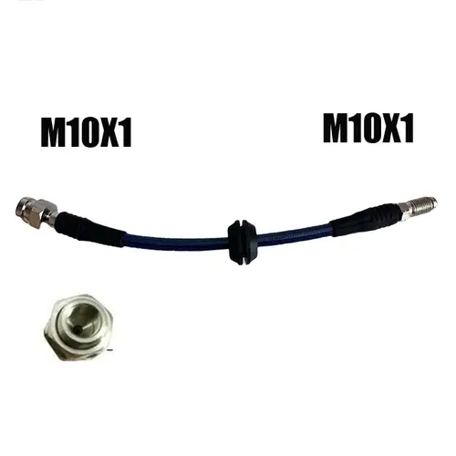 M10 10X1Automotive Hydraulic Brake Pipe Steel Wire Braided Brake Steel Throat Clutch Oil Pipe Inches Offroad Suspension Lift Kit - Image 16