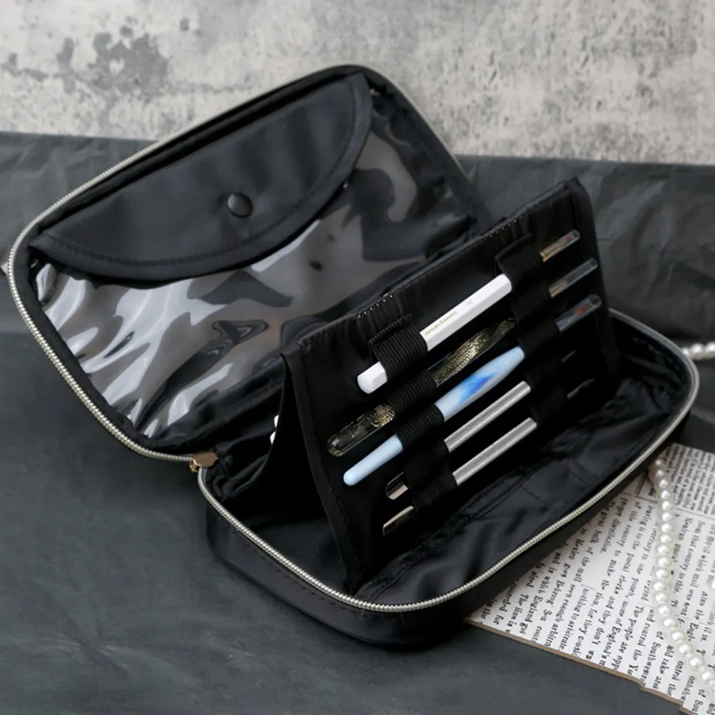 

Nail Art Pen Storage Pouch Manicure Brush Holder Organizer for Nail Salon Supplies Makeup Brushes Paint Tools Christmas Birthday