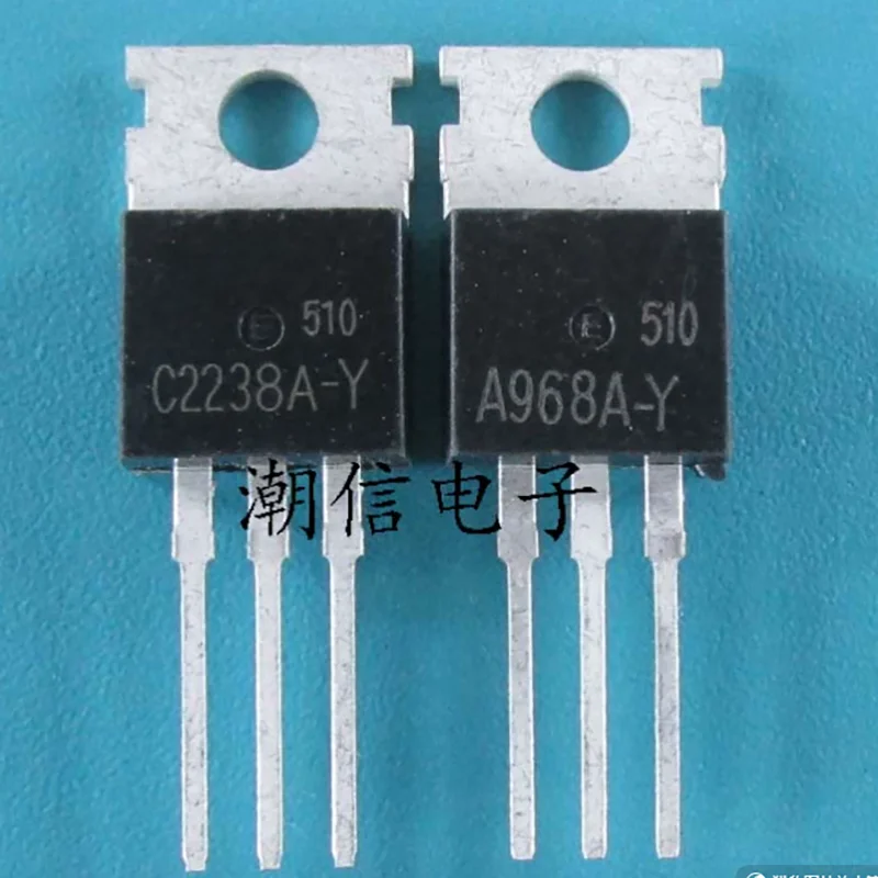 1Pair A968A 2SA968A Pair C2238A-Y 2SC2238A-Y TO-220 Triode