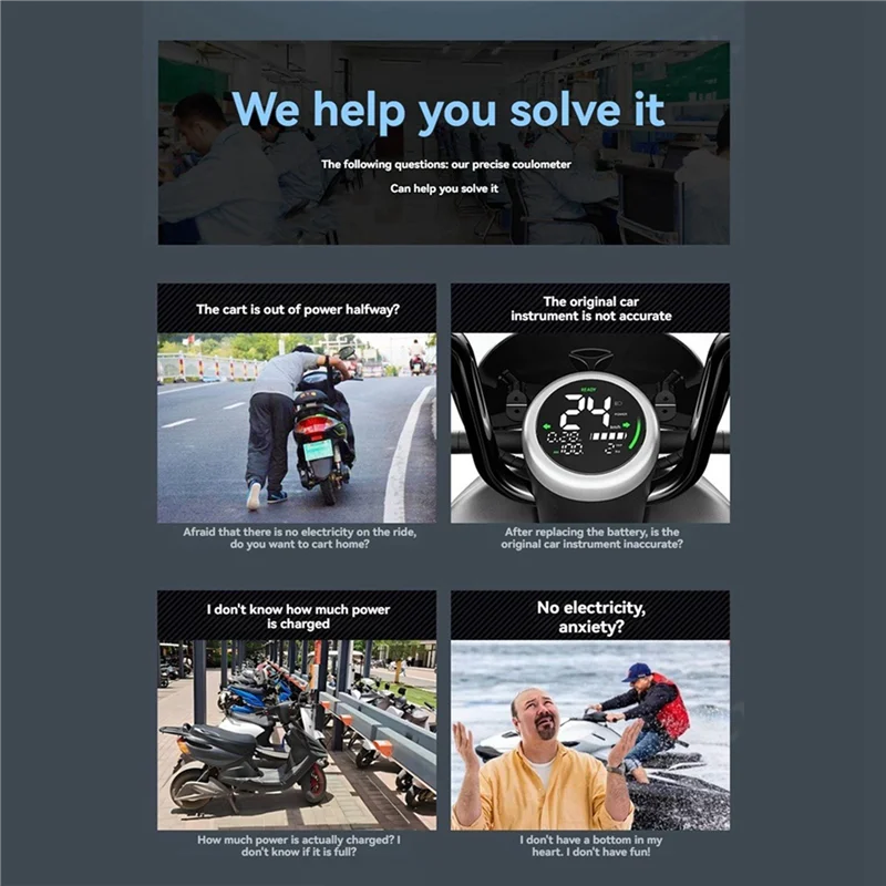 ABLA-KM140F واي فاي كولوم متر 400A فولت مقياس التيار الكهربائي الطاقة RV اختبار قدرة البطارية مونيتو لجميع البطاريات #4