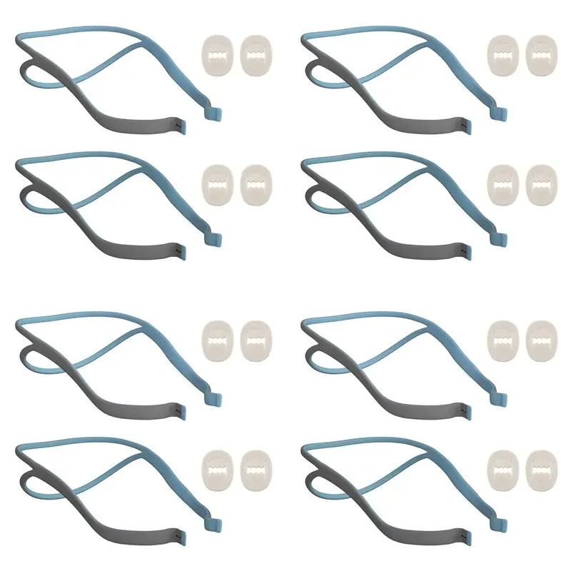 8X For Resmed Airfit P10 Headgear Strap, Replacement CPAP Headgear Compatible For Resmed Airfit P10-Y47A