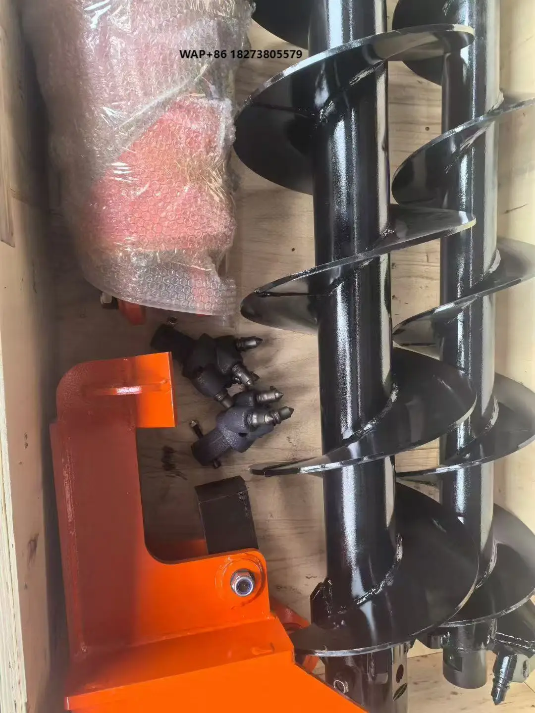 Factory Price Excavator Auger Drilling Attachment Customized Earth Drill Bit Construction Machinery Parts CE ISO