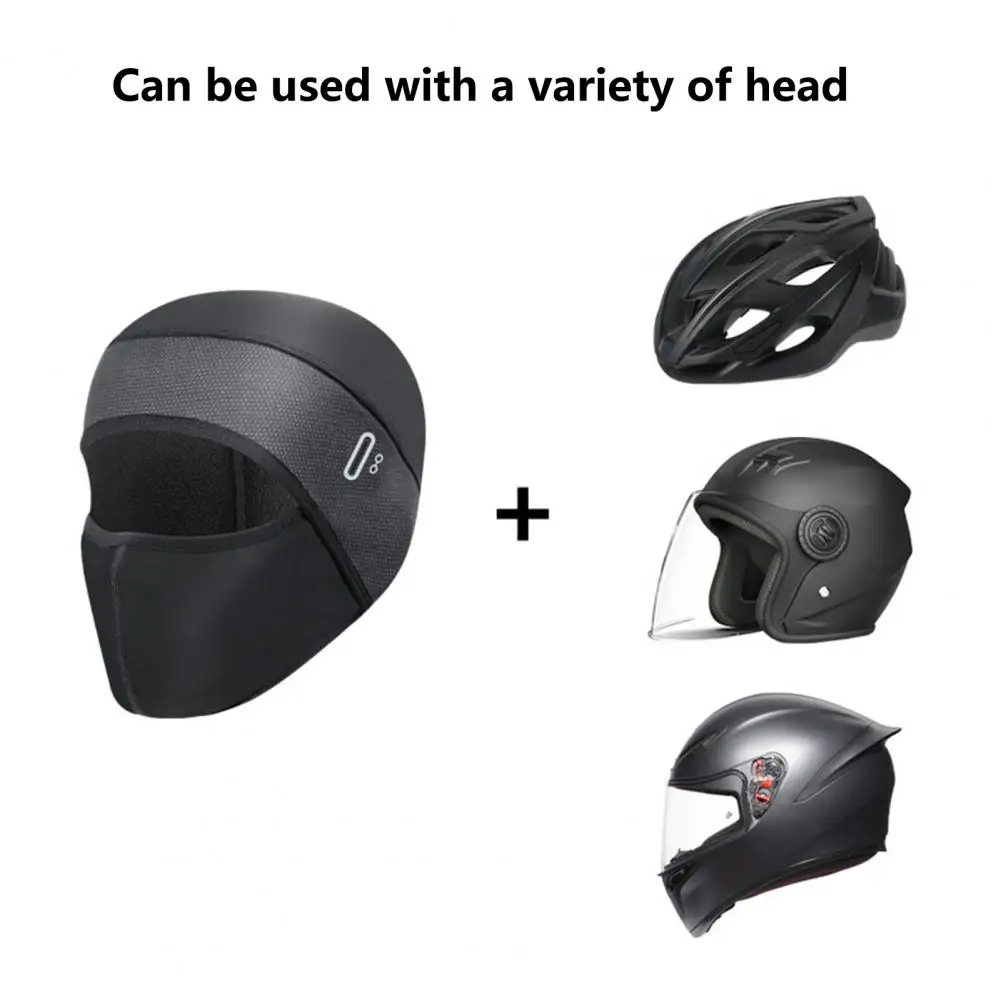 Head Protector Soft Plush Face Ear Cycling Face Cover Cap for Outdoor Winter Sports