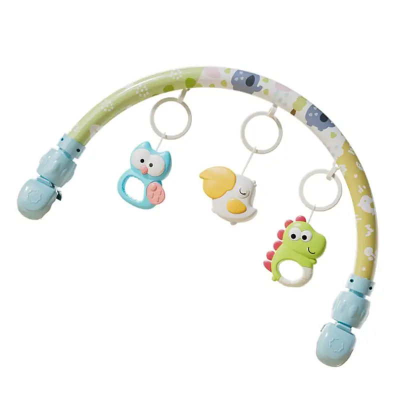 

Stroller Arch Toy Battery Powered Activity Arch Fascinating Toys Suspended Pendant Car Seat Stroller Toy with Light Sensory