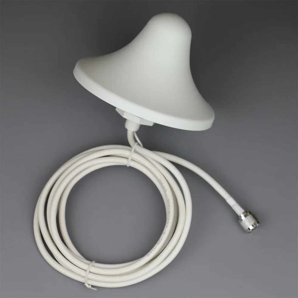 698 - 2700mhz Ceiling / mushroom / Omni indoor antenna communication for 2G 3G 4G gsm dcs pcs signal booster Cellular Amplifier