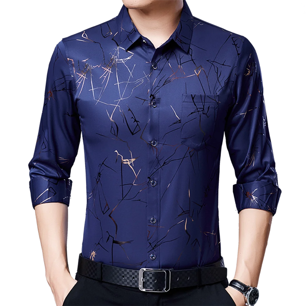 

2022 designer big pocket mens shirts for men clothing korean fashion long sleeve shirt luxury dress casual clothes jersey 7312
