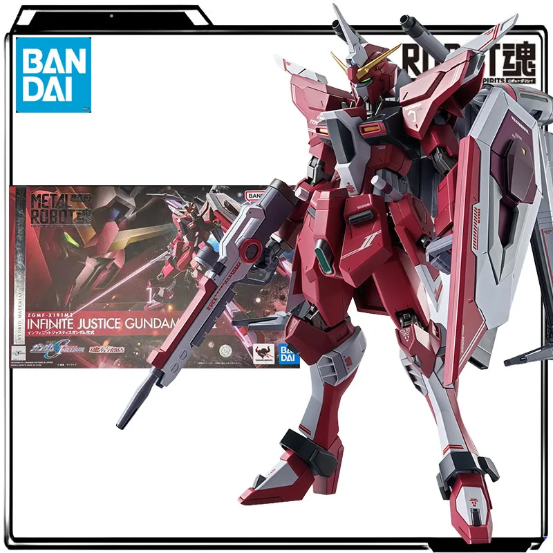 

Bandai натуральная аниме-фигурка THE ROBOT SPIRITS ZGMF-X191M2 Infinite Justice Gundam Type 2, экшн-фигурки, игрушки для мальчиков, подарок для детей