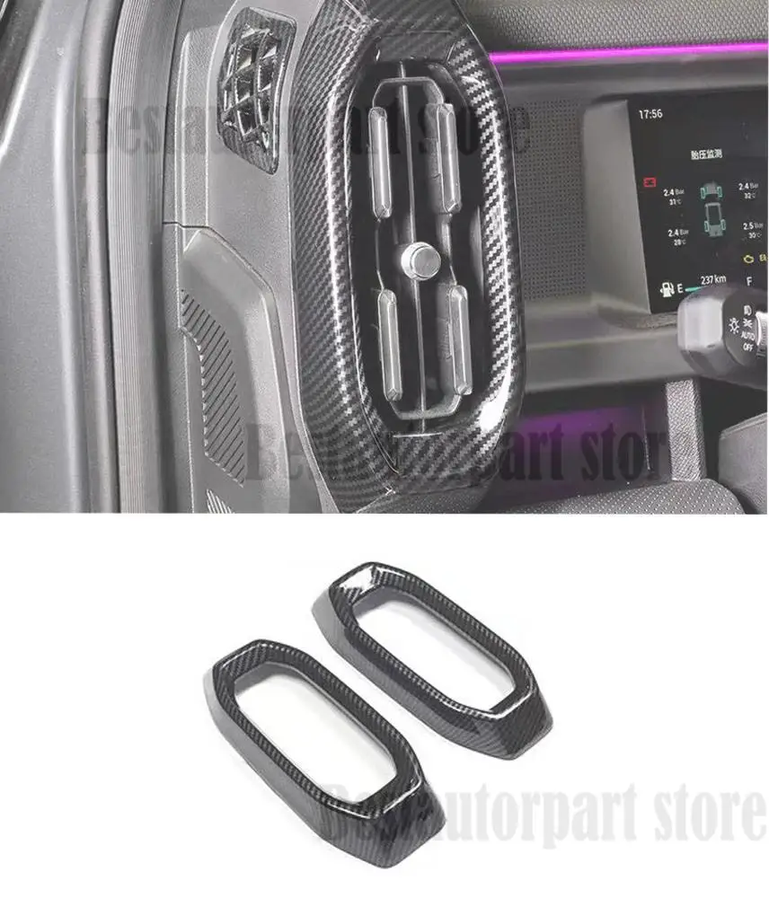 ABS Carbon Fiber car Stickers For Jetour Traveler  2023 2024 Left Handle Driver Interior Decorative Accessories Cover Trim