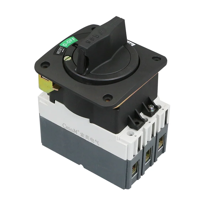 SM3-125S power switch interlocking JDS-4 circuit breaker rotating handle JCM3-125KD door opening power-off connection