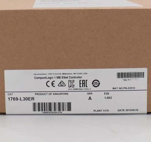 

Brand New Original 1769-L30ER 1769-AENTR 1769-L36ERM 1769-L33ERMS 1769-L35E 1769-L32E 1769-IF4I ENet Controller Fast Delivey