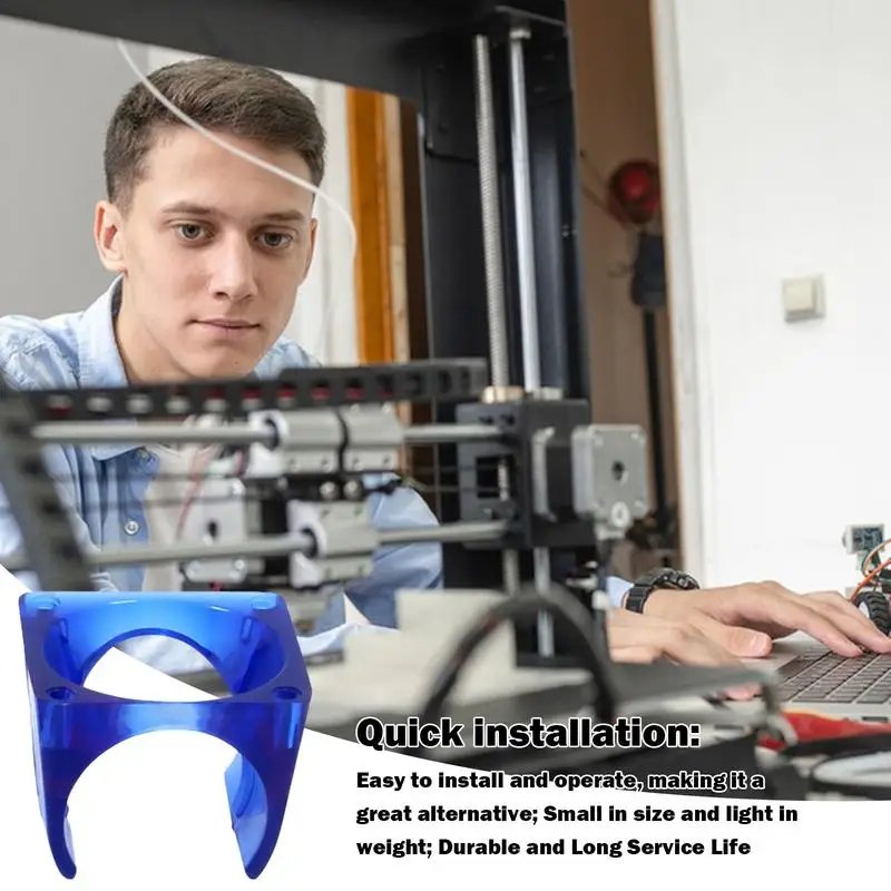 3D-Drucker Lüfter abdeckung v5 v6 3D-Drucker Teile Lüfter kanal Zubehör praktische 3D-Drucker Lüfter abdeckung robust und langlebig für