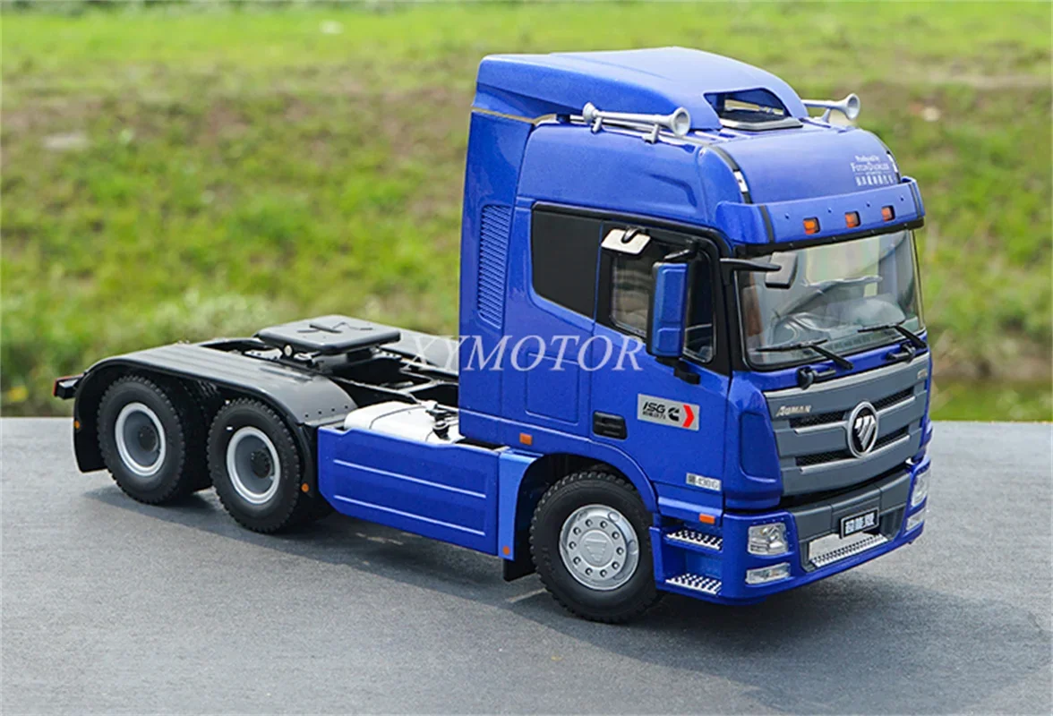 AUTO MAN 1/24 For Auman EST-A Tractor Trailer EST Truck Diecast Model Car Toys Gifts Display Collection