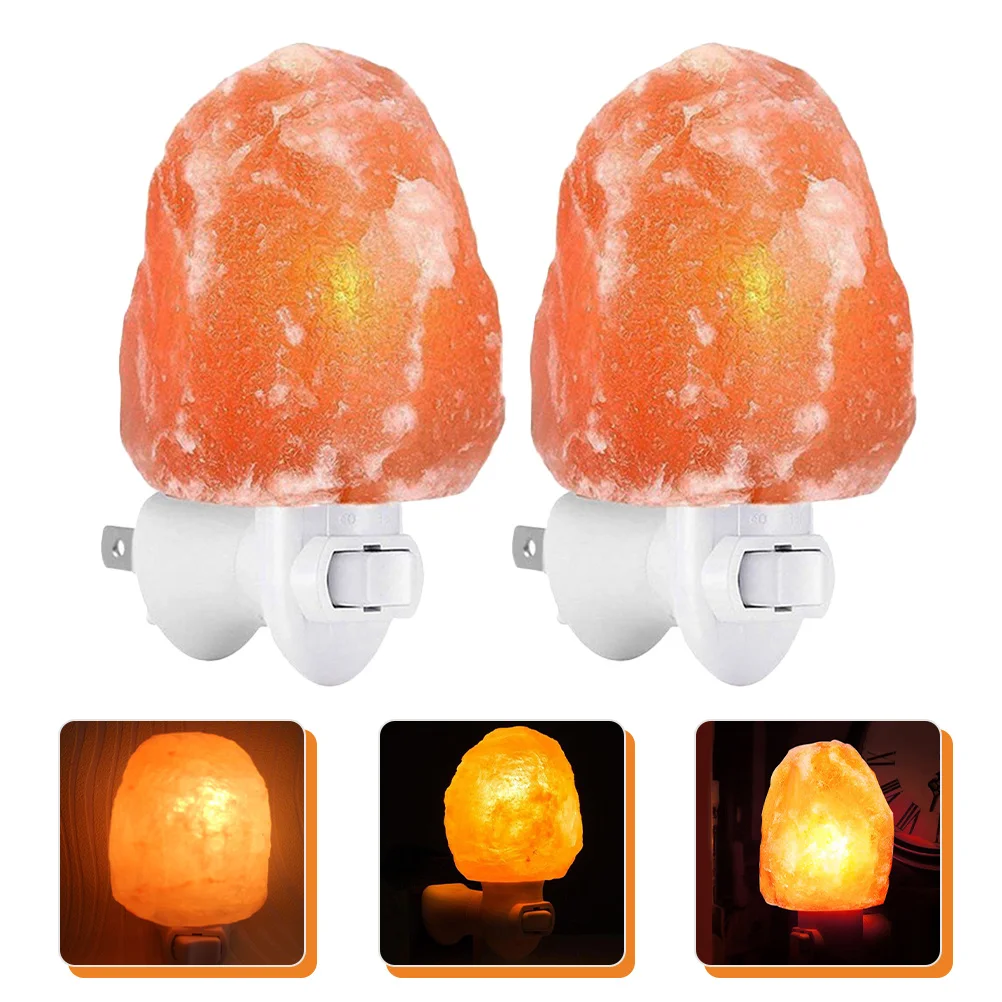 

2Pcs Wall Plug Night Lights Small Decorative for Bedroom Kids Bathroom Hallway Plug in Bulbs Included