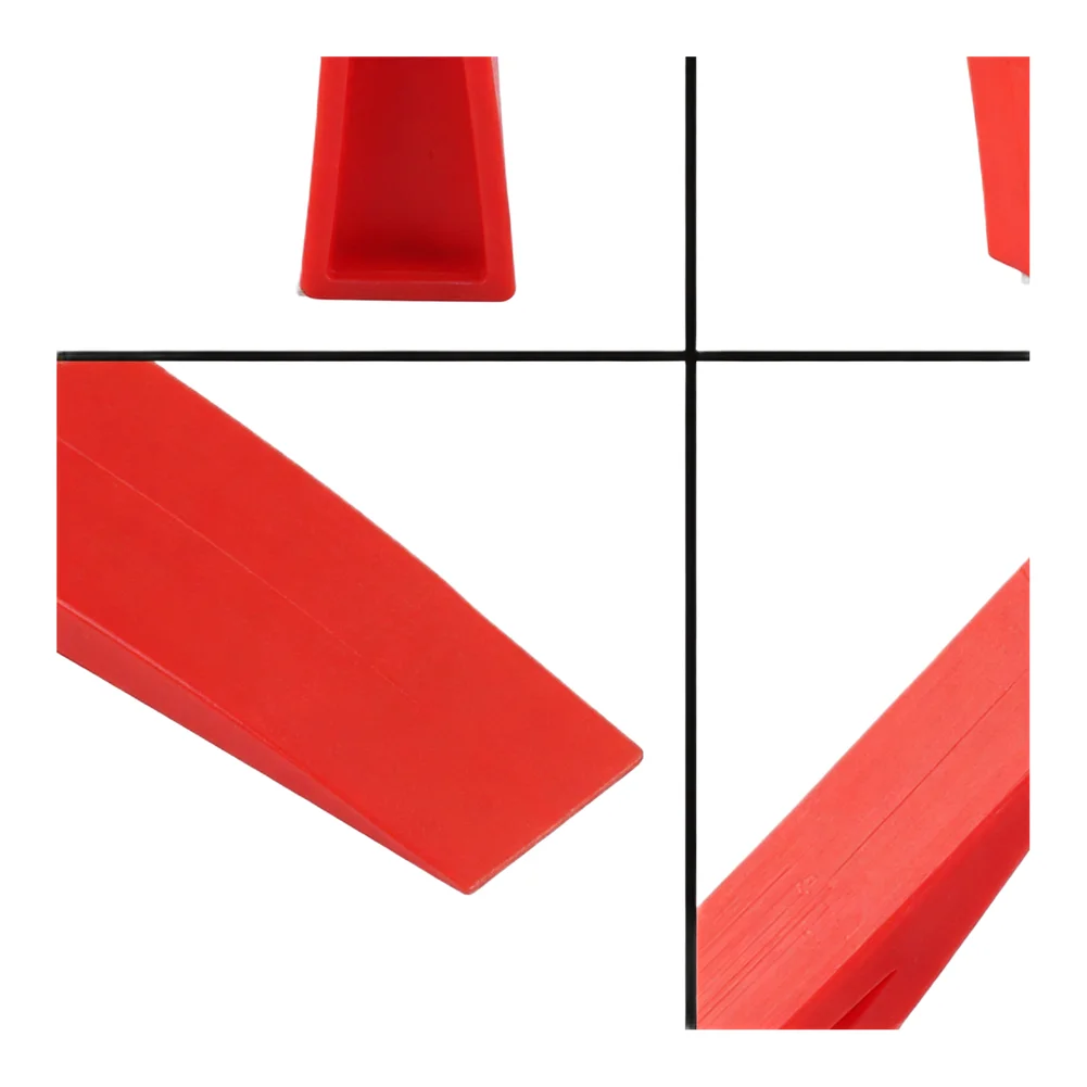 1PCS Auxiliary Tool For Repairing Car Dents-Door, Window, Door Wedge Driver Red Colour Plastic Material For Driver Repairman