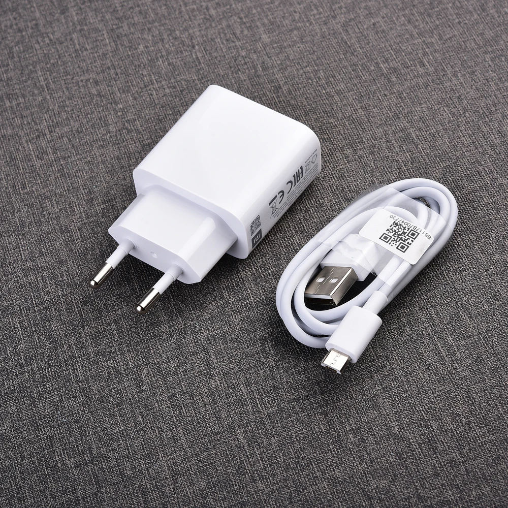 Оригинальное зарядное устройство Xiaomi 5 В, 2 А, адаптер питания, кабель Micro USB для Redmi 7A, 6A, 4A, 4X, 5, 5A, 5 plus, s2, Note 6 pro, Mi a2 lite
