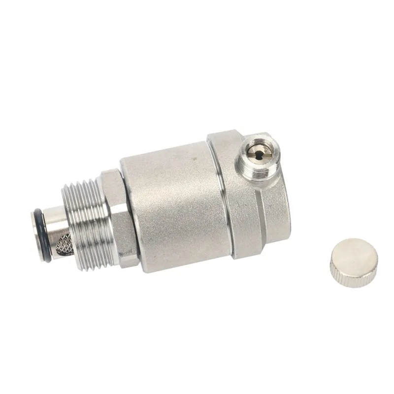 1/2 "3/4" 1 "BSP Rosca Externa SS304 Aço Inoxidável Válvula de Alívio de Segurança de Escape Automático Válvula de Escape Automática