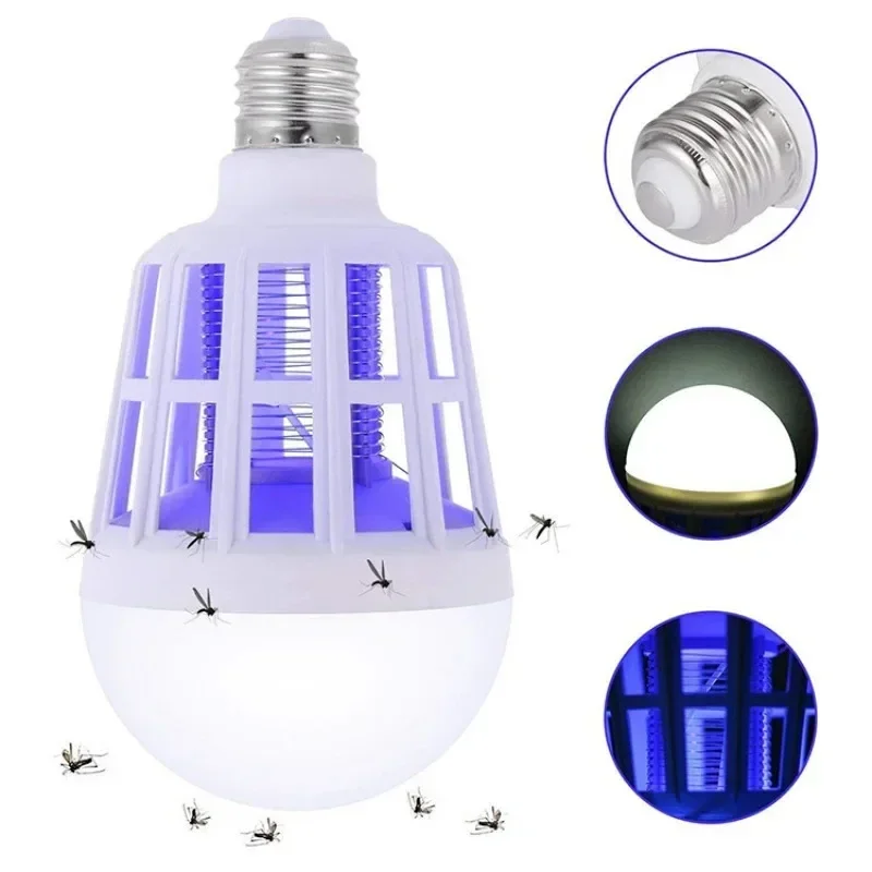 LED Indoor Lighting Dual-use Mosquito Repellent Bulb Lamp 110V 220V Mosquito Killer Lamp Convenient Energy Saving LED Light Bulb