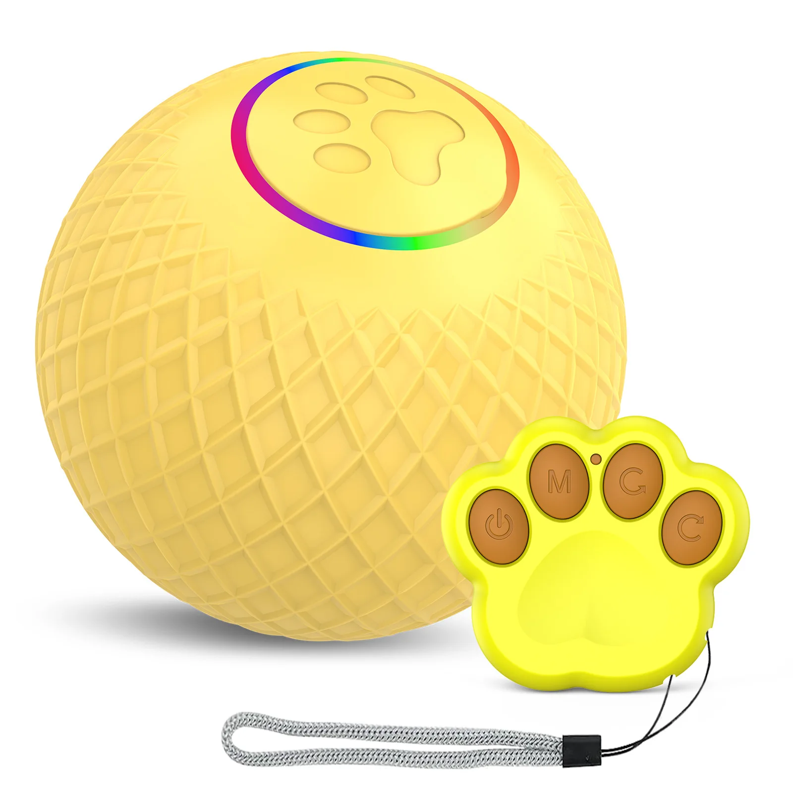 

Pet smart toy cat ball rolling ball sound teasing cat ball cat upgrade remote control