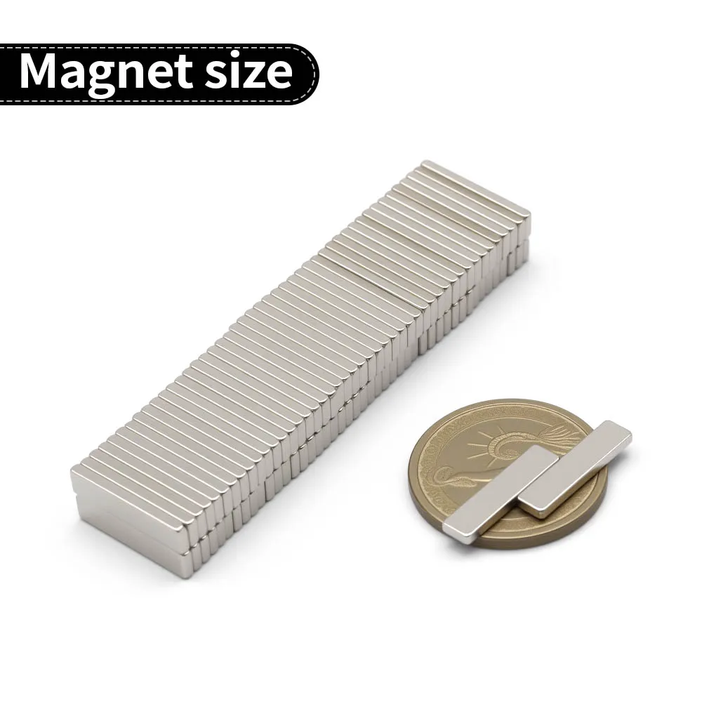 20x5x2mm Super Strong Neodymium Magnet N35 NdfeB Permanent Magnetic imanes Block Powerful Magnets Refrigerator Magnet