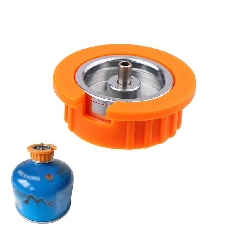 New 1Pc Outdoor Camping Gas Tank Adapter Cassette Interface Threaded Accessories Thread To Bayonet Converter