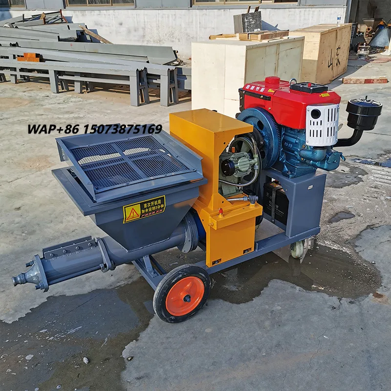 Diesel-powered Mortar Spraying Machine Factory Supply Cement Mortar Spraying Machine 311 or 511 Electric  Mortar Sprayer