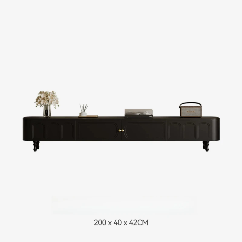 Black Design Tv Stands Luxury Vintage Long Mid Century Tv Cabinets Mount Universal Muebles Para Salas Living Room Furniture