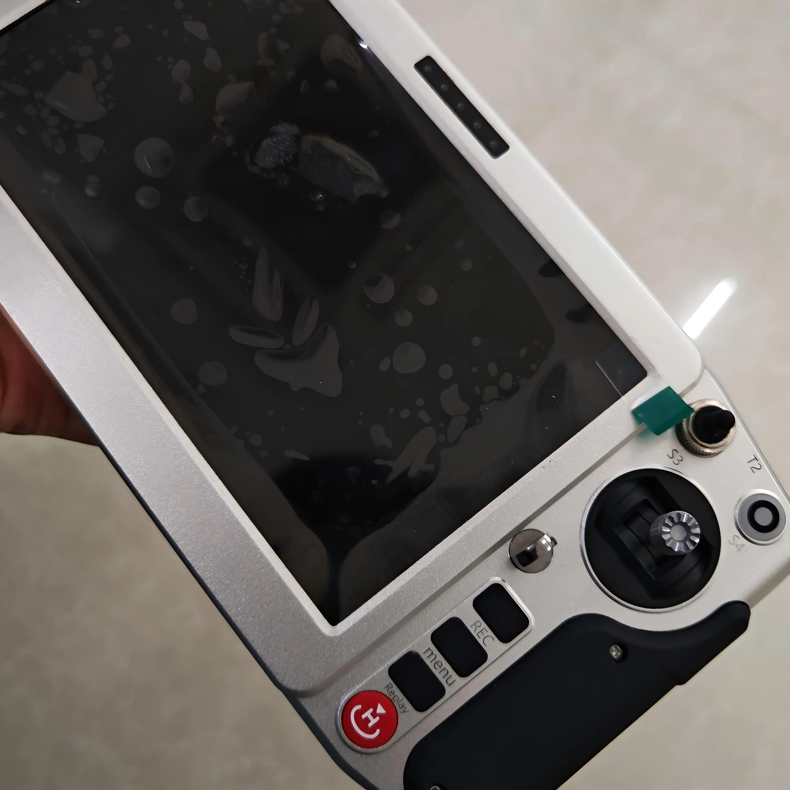 FPV Drone 7-inch HD Fiber Optic Adaptive Display Screen Optical Fiber Remote Controller Integrated Optical Video Transmission