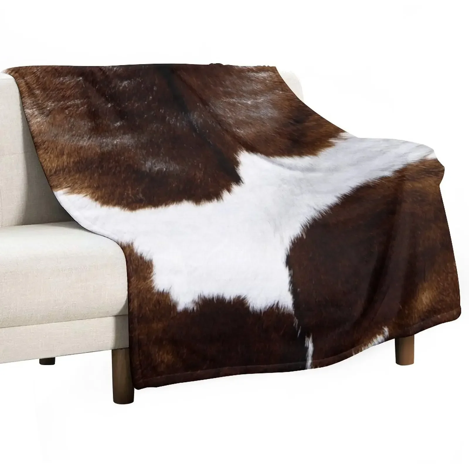 

Rustic Ranch Cow Print Throw Blanket Cute Soft Big Sofa sofa bed Blankets