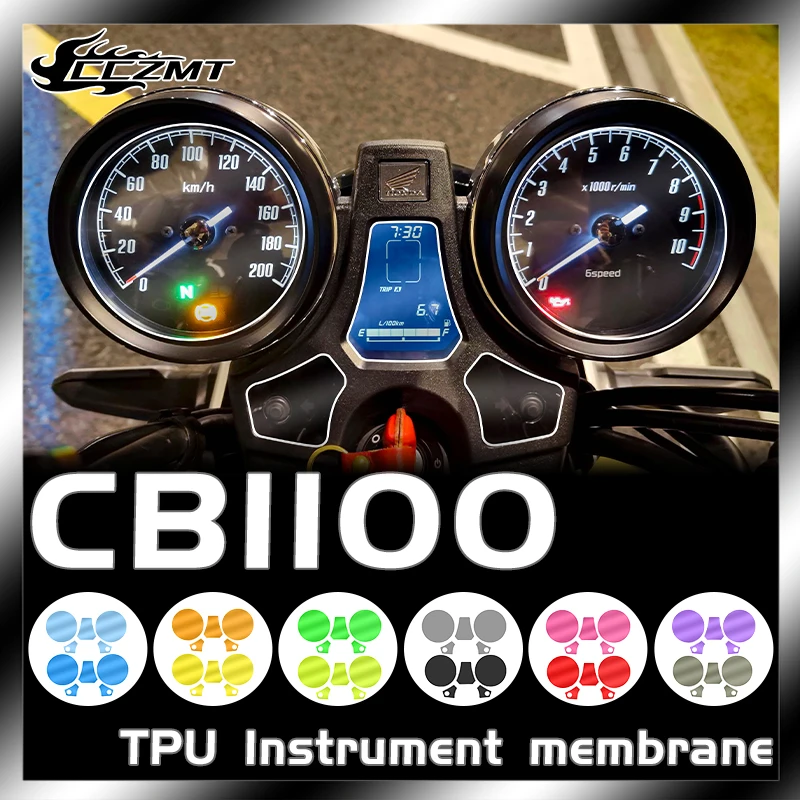 

Motorcycle Scratch Cluster Screen Dashboard Protection TPU Instrument Film For Honda CB1100 CB 1100