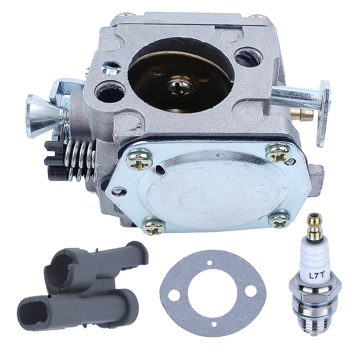 Carburetor Carb for Husqvarna 268 272 266 61 272XP Chainsaw Replace 503280316 with Adjusting Grommet Kit