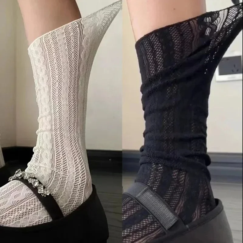 1/3pairs Fashion Lace Short Socks Women Summer Japanese Lovely Sweet Ruffle Hollow Out Cotton Lolita Style Princess Socks Girls