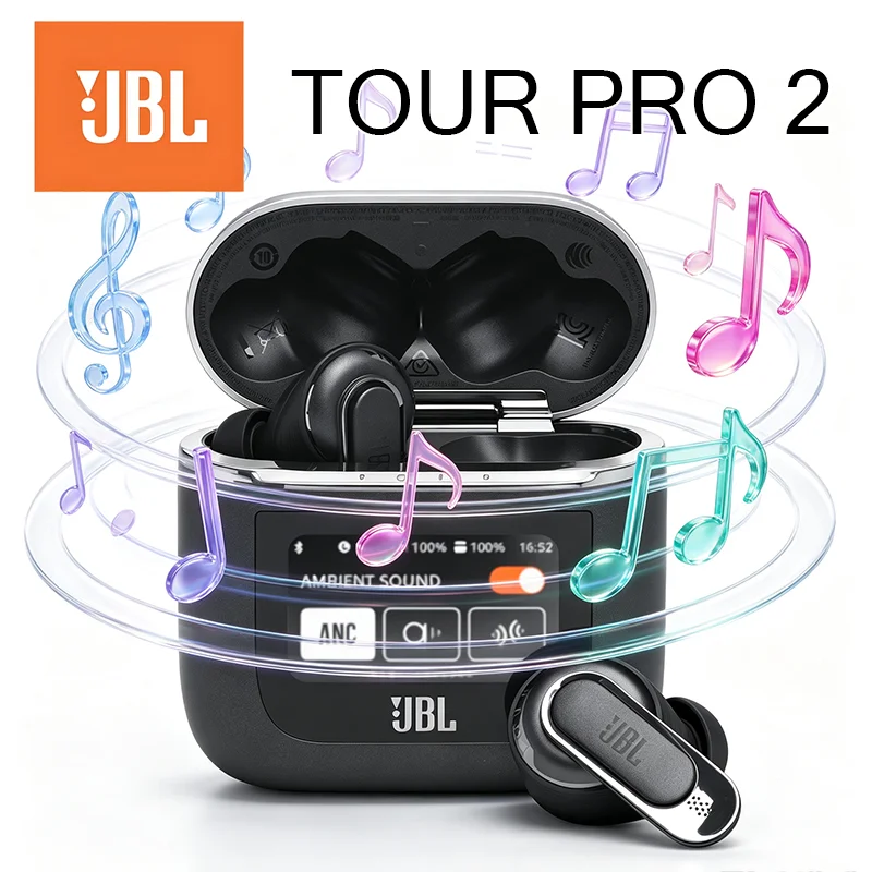 JBL TOUR PRO2 Noise Cancelling for Airplane Travel Comfort