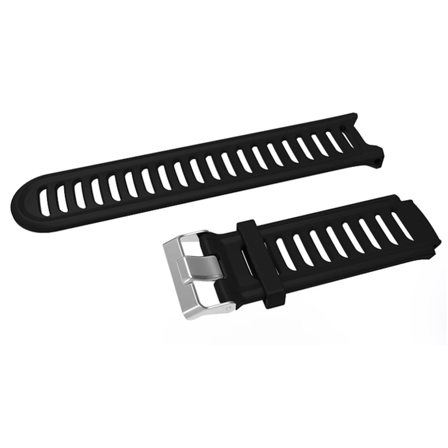 Compatible silicone replacement strap for Garmin Forerunner 910XT watch