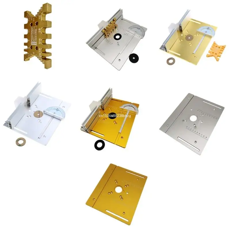 

Router Plate Aluminum Router Table Plate for Woodworking Router Table Insert Dropship