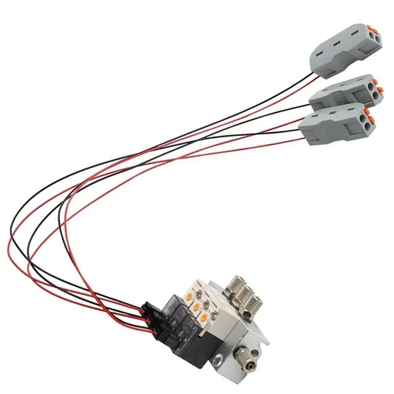 12V 24V 220V Miniature Pneumatic Solenoid Valve Combination Positive Pressure Negative Pressure Use 2/3 Way NC Valves