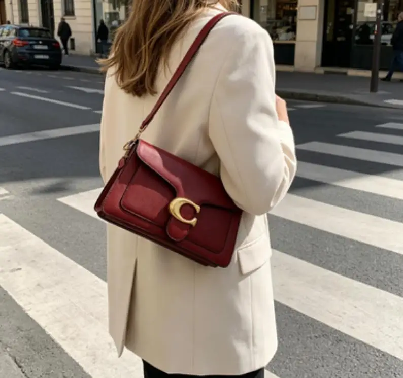 

Uniquely Stylish Diaper Bag For Women High-End Minimalist Leisure Leather Tote Large Capacity Elegant Designer Commuter Fashion
