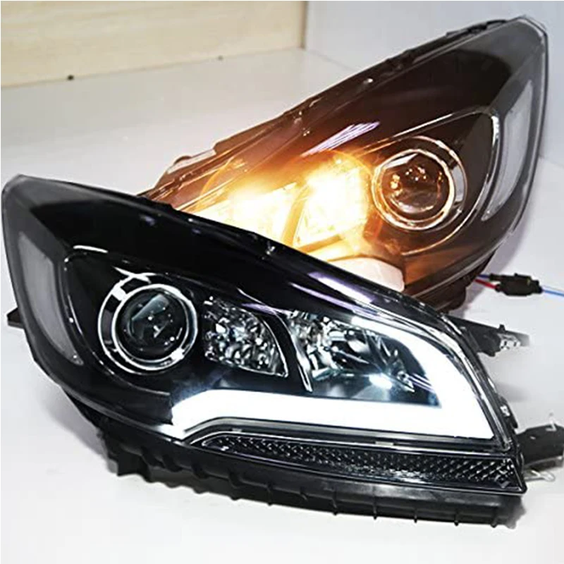 

For FORD KUGA Escape LED Strip Head Lamps Headlights 2013-2014 Year LDV1