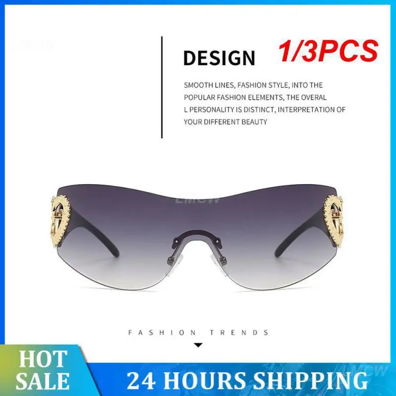 1/3PCS Sunglasses Polarized Fashion Trend Square Gradient Mens Full Business Glasses Frame Fishing Sunglasses Sunglasses