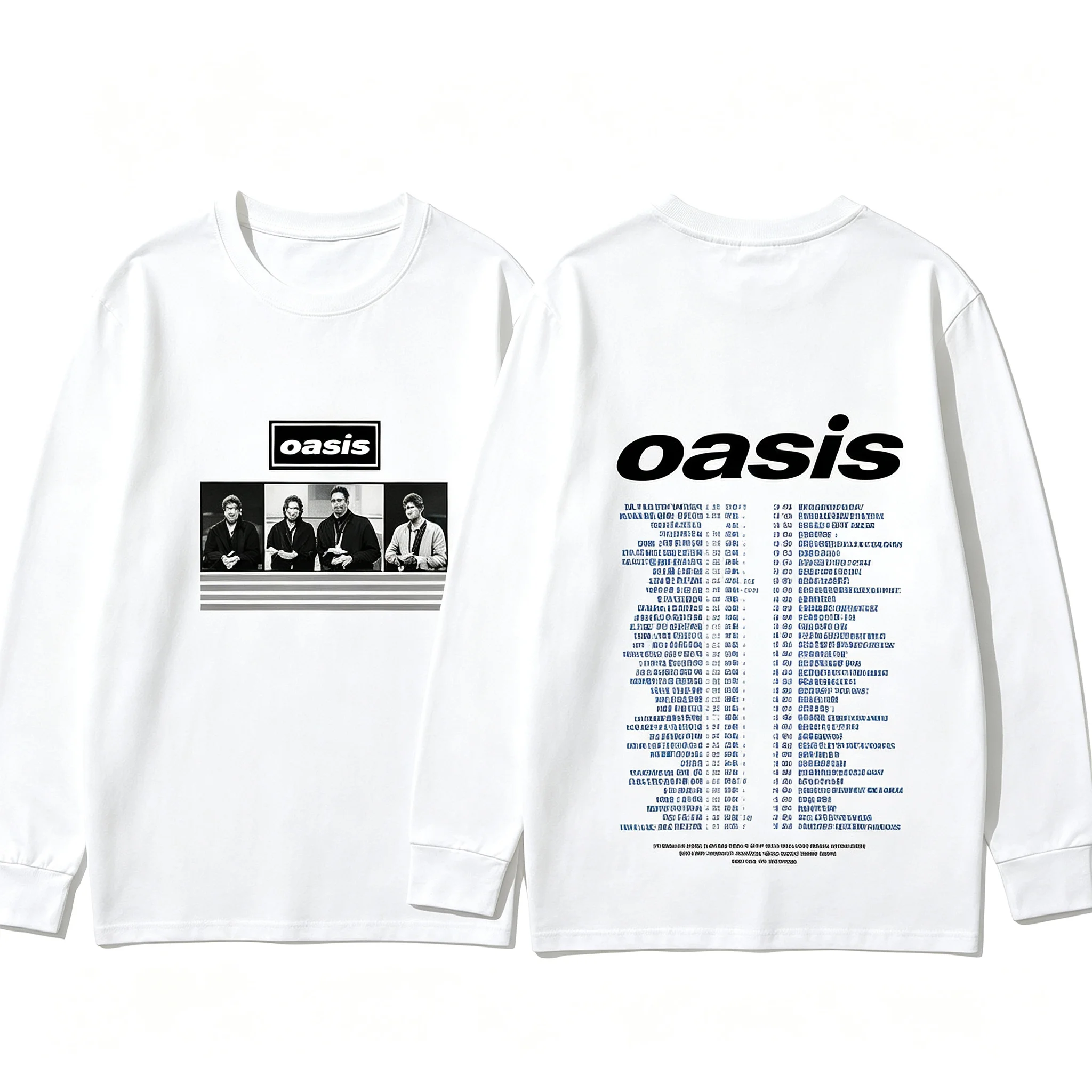 2026 Oasis Band Album Tour Graphic Sweatshirt Men Vintage British Rock Crewneck & Hoodie Oversized Streetwear Top