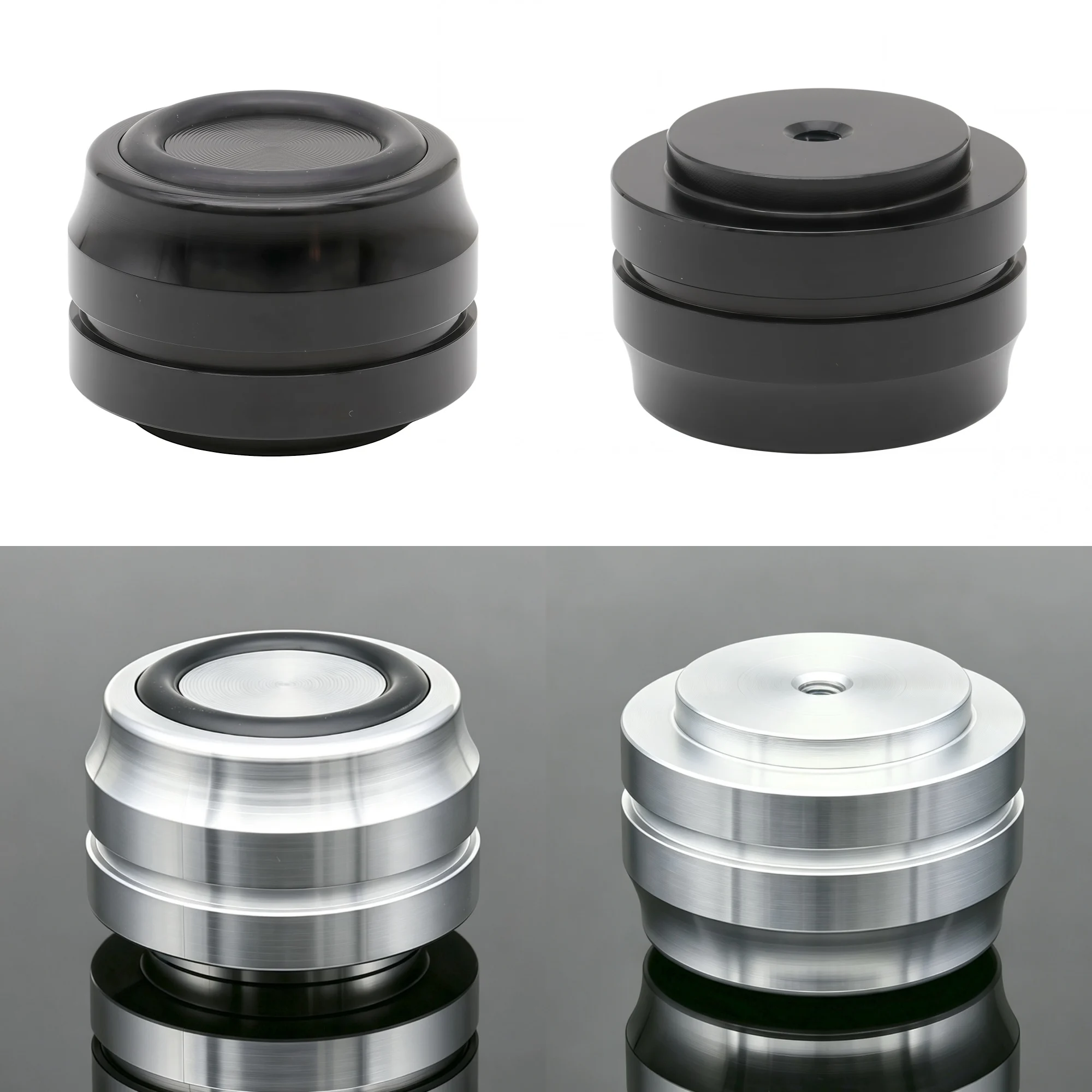 33*22mm Solid Full Aluminum Speaker Amplifier Isolation Spike Feet Stand DAC CD DVD Turntable Recorder Computer Chassis Pad Base