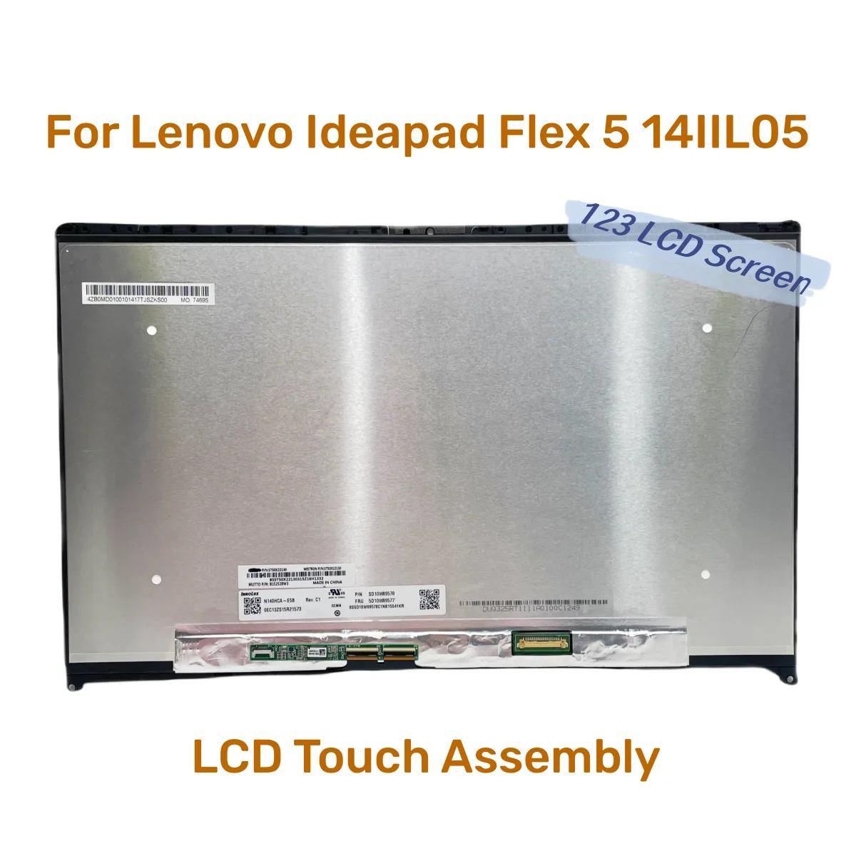 

For Lenovo Ideapad Flex 5 14IIL05 14ITL05 14ARE05 ALC05 14 Inch Laptop LCD Screen Display FHD Panel Touch Digitizer Assembly