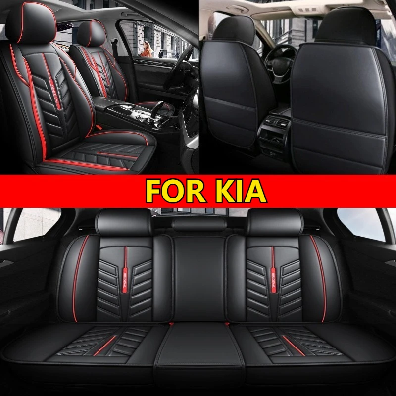 

Car seat cover waterproof wear-resistant artificial leather dirty and soft full wrap seat cover FOR KIA Optima 2002-2020