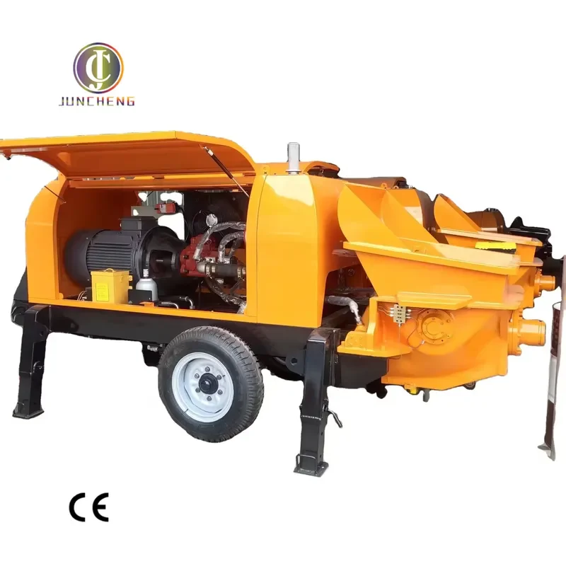 30-type High Quality Portable 100L Mini Concrete Pump with Engine Gear Motor Core New Secondary Structural Column Diesel