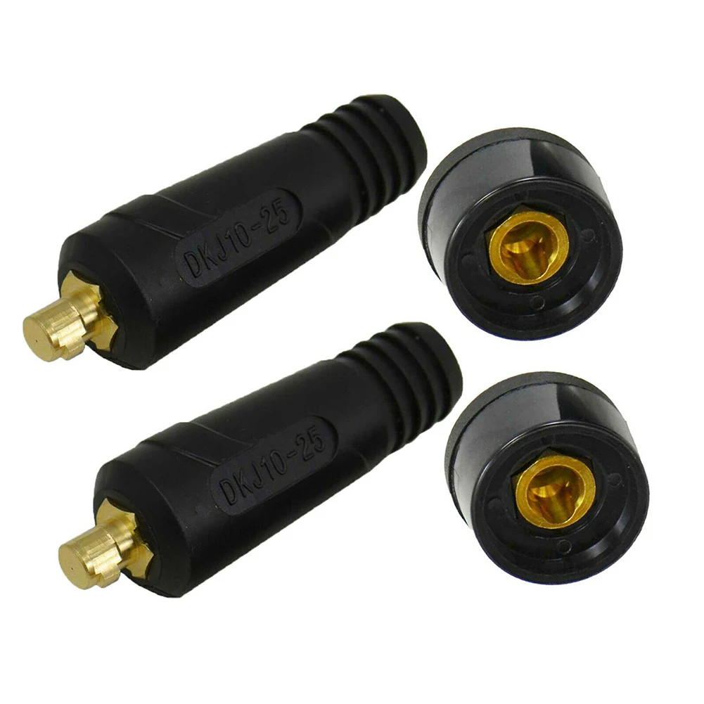 Efficient Welding Cable Joint Quick Connector Set for DKJ1025 Machines Rated at 100Amp 200Amp with Strong Build