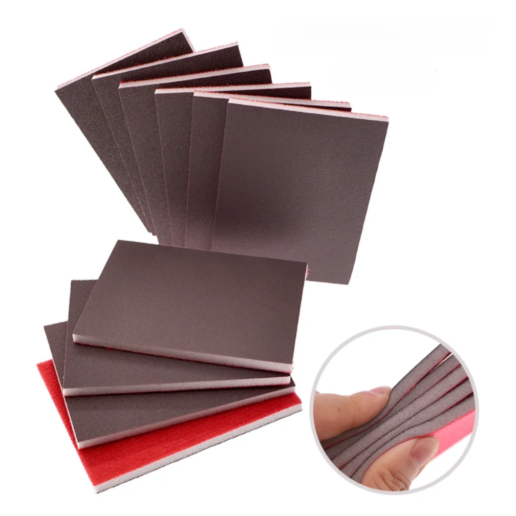 20PCS 120-1000 Grit Sanding Sponges Set  Ultra Fine Sanding Sponges Pads Wet Dry Sandpaper For Metal Wood Furniture Polishing