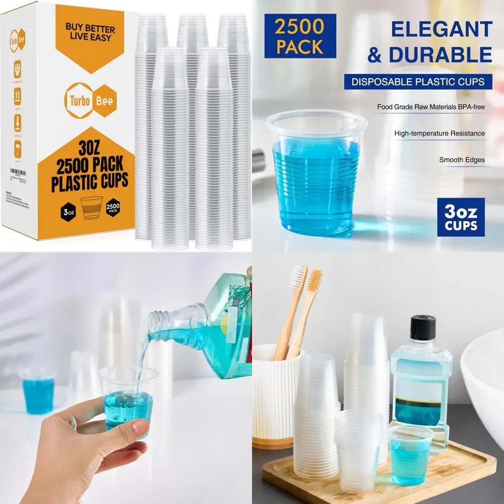 

Одноразовые пластиковые стаканчики емкостью 3 унции для жидкости, дегустации и образцов пищевых продуктов — идеальные маленькие стаканы для мероприятий и отбора проб